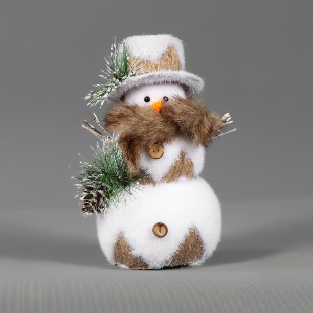圣诞雪人装饰库存照片图片下载