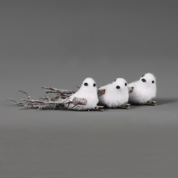 圣诞鸟装饰库存照片图片下载