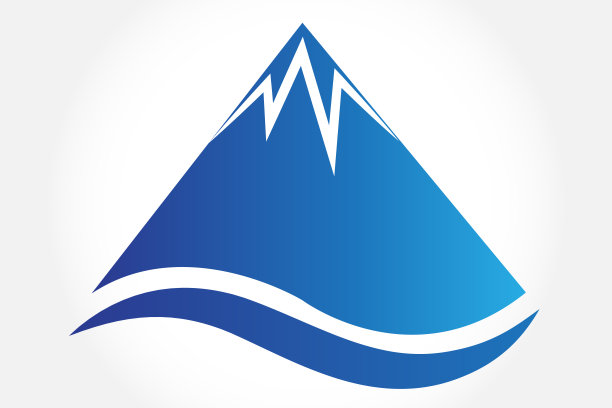 山图标标识卡企业标识向量图像图片下载