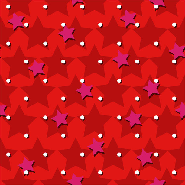 时尚层的明星彩色混合白色圆点无缝图案矢量EPS10，设计时装面料，网，壁纸，包装和所有印花图片下载
