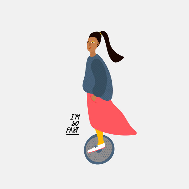 城市交通活动人物插图图片下载