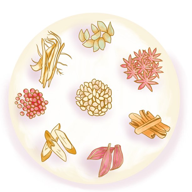 中草药成分，保持身心健康，平衡能量，替代药物图片下载