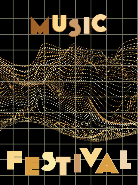 音乐节封面背景。图片下载