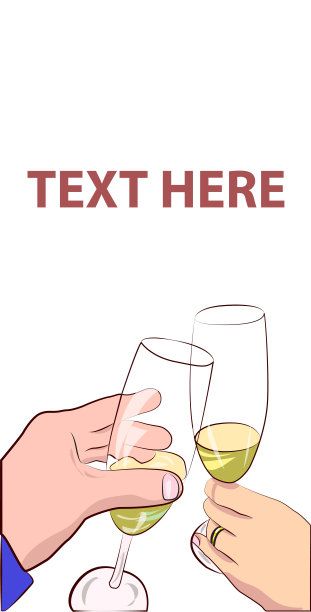 干杯与两杯在白色背景股票-插图图片下载