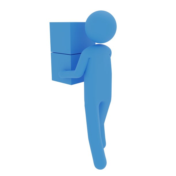 象形图3DCG图像携带行李图片下载