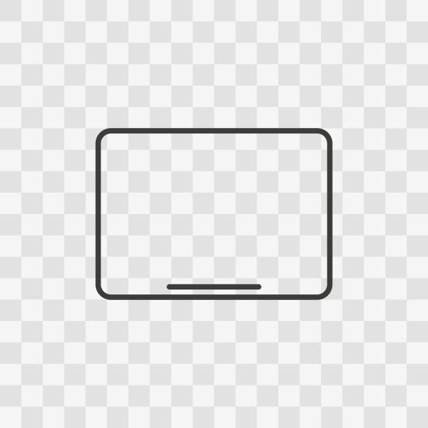 平板电脑图标矢量扁平设计图片下载