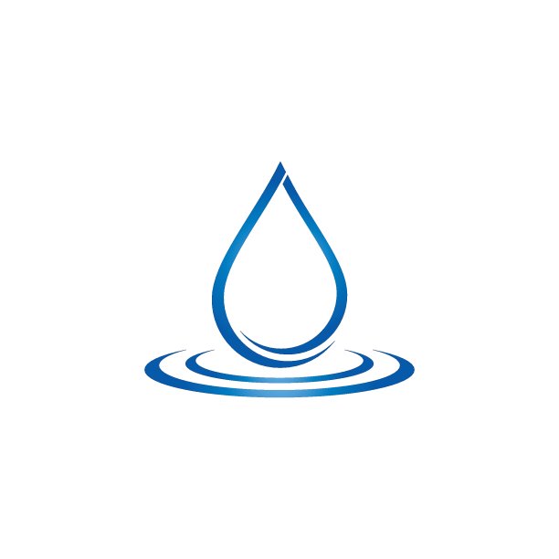 水滴模板矢量图标插图图片下载