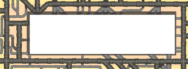 污水管。联轴器，转盘，三通，适配器。集。拟合。插头和十字架。污水排水系统。连接。管道。管道系统。排水。一组元素。收集。向量。孤立。图片下载