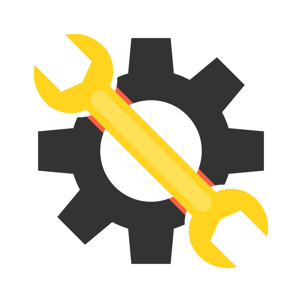 服务工具图标。平面向量插图。图片下载