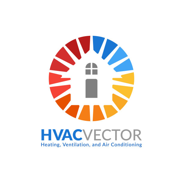 暖通空调符号设计，暖通空调符号或图标模板图片下载