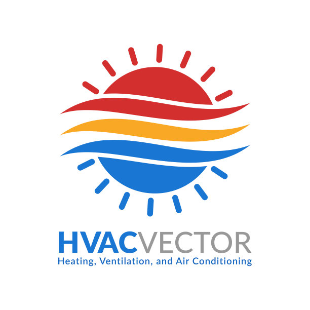 暖通空调符号设计，暖通空调符号或图标模板图片下载