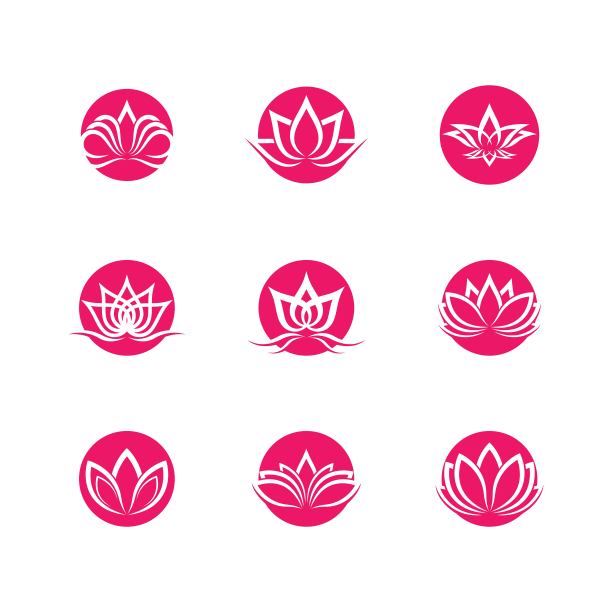 Lotus符号矢量图标图片下载
