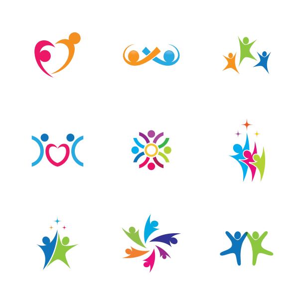 团队合作矢量图标图片下载