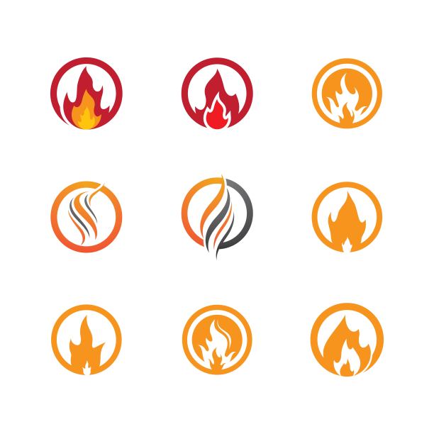 火符号矢量图标图片下载
