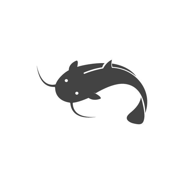 鲶鱼模板矢量图标插图图片下载