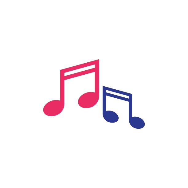 音乐音符矢量图标插图图片下载