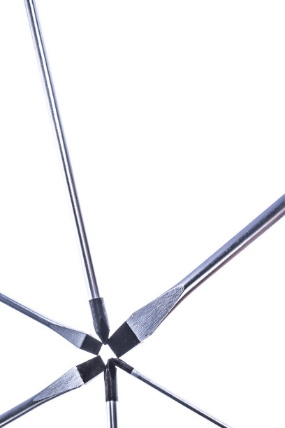 螺丝刀孤立在白色背景上图片下载