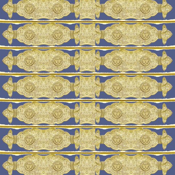 金色华丽无缝图案图片下载