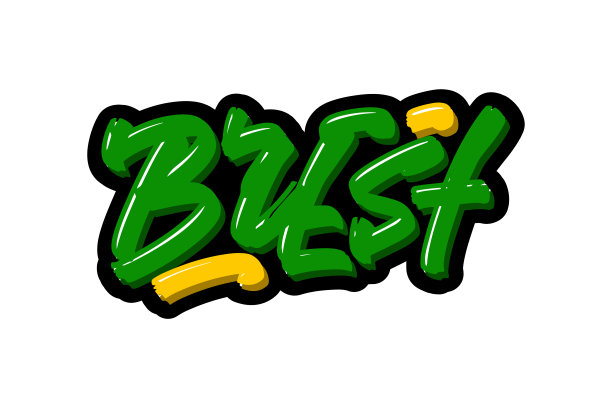 法国布雷斯特市手绘现代笔刷刻字。矢量插图符号文本网页，印刷和广告。图片下载