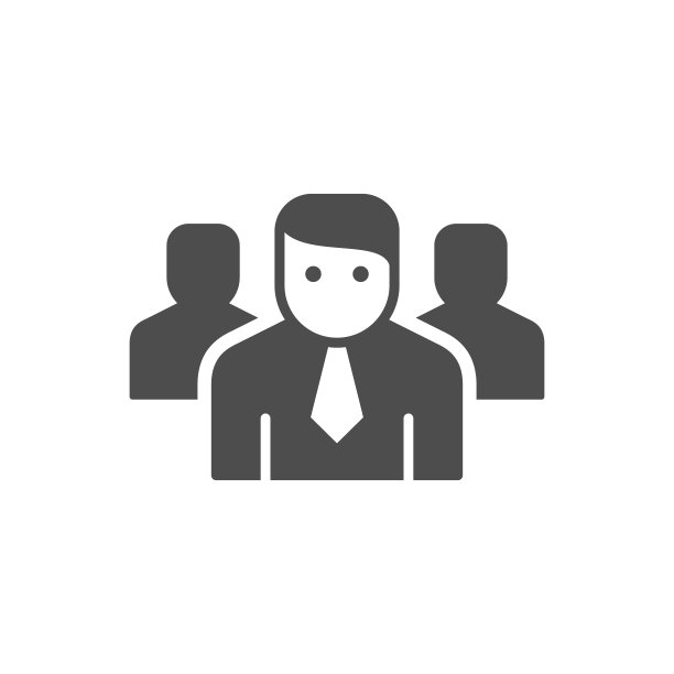 一组人字形图标图片下载