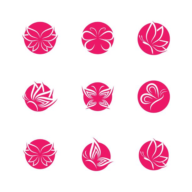 蝴蝶矢量图标图片下载