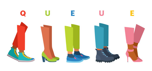 人们排队。队列,等待。鞋的脚。图片下载