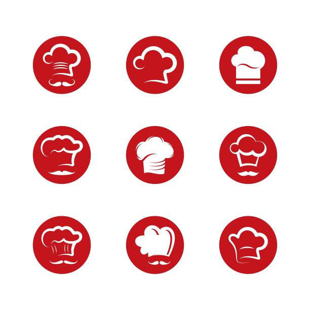 厨师矢量图标图片下载