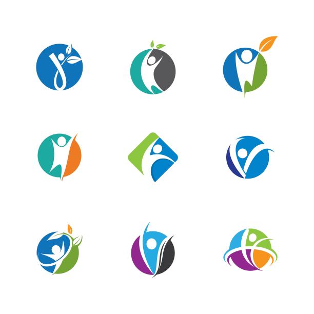 Wellnes符号向量图标图片下载