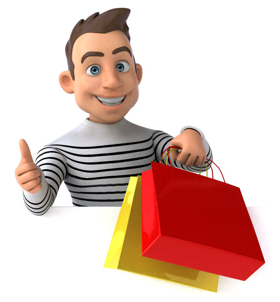 有趣的3D卡通休闲角色图片下载