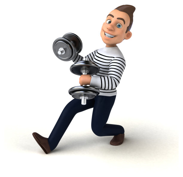 有趣的3D卡通休闲角色图片下载