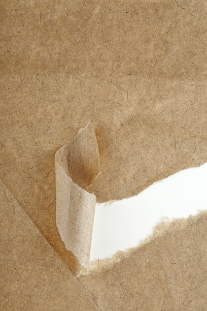 白色背景的旧纸，撕破的回收纸。白色背景上的碎纸片。图片下载