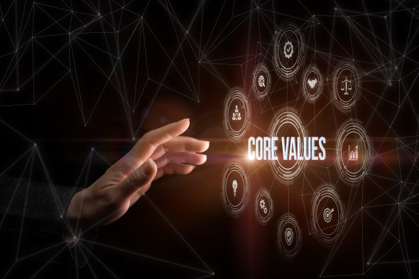 手按在核心的结构上。图片下载