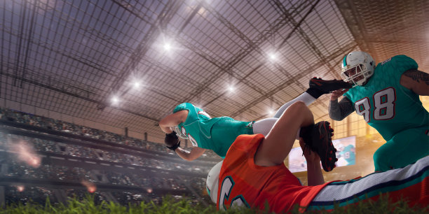 美式足球球员。图片下载