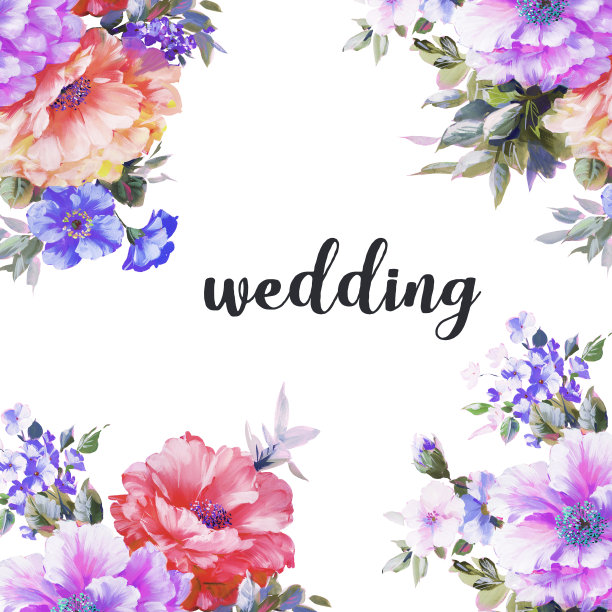 水彩花卉插图图片下载