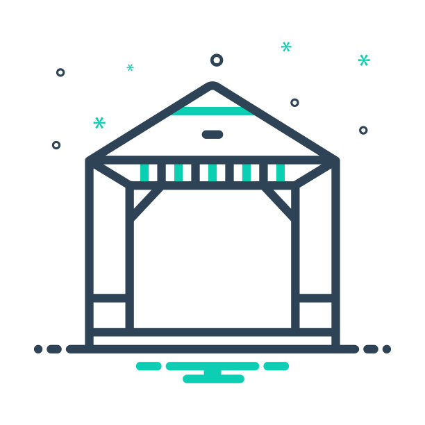 绿廊露台图片下载