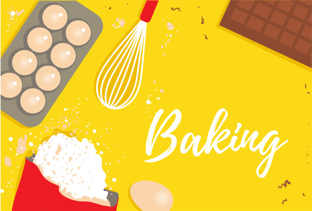 糖果和面包店。蛋糕食谱。一个烹饪博客的横幅。做甜点图片下载