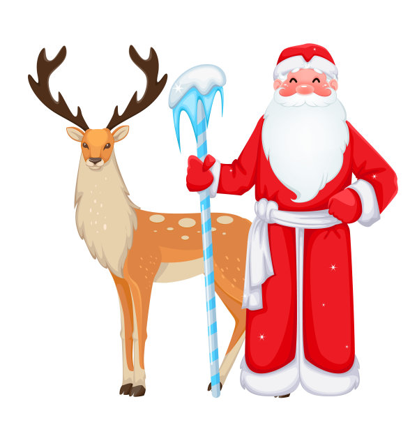 俄罗斯圣诞老人德·莫罗兹素材图片