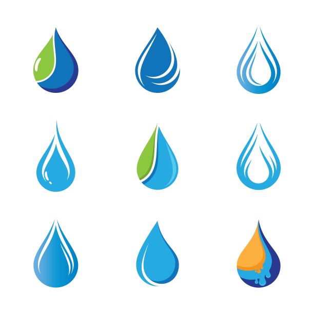 水滴矢量图标图片下载