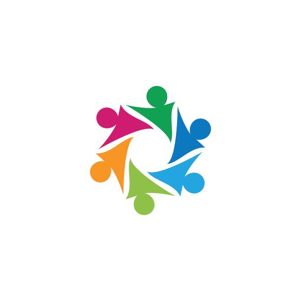 团队合作矢量图标图片下载