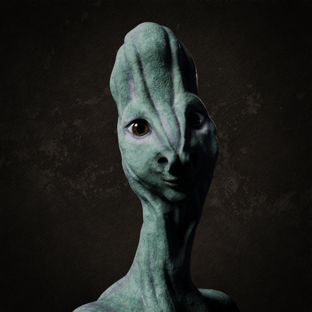 外星人的肖像图片下载