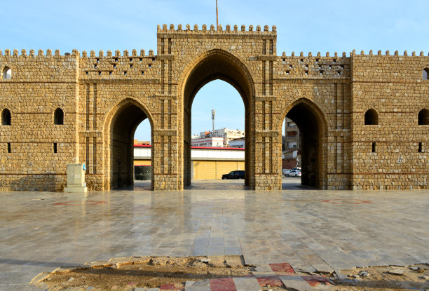 沙特阿拉伯吉达老城的麦加之门图片下载