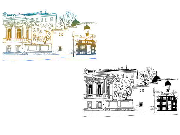 老莫斯科的美丽景色图片下载