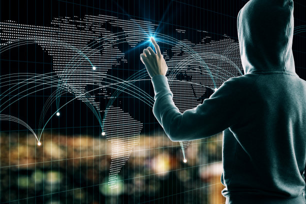 社交网络和黑客概念图片下载