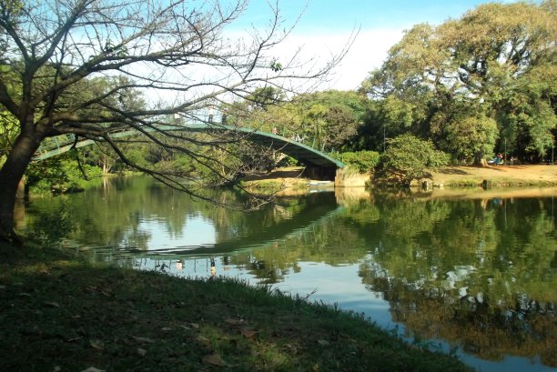 桥的倒影图片下载