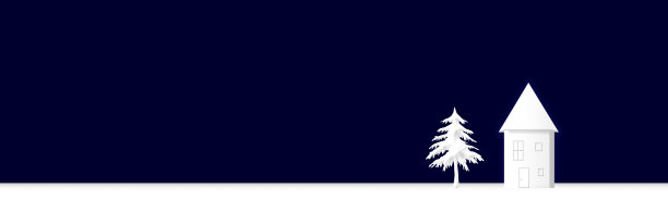 冬天的房子和树简单的背景。图片下载