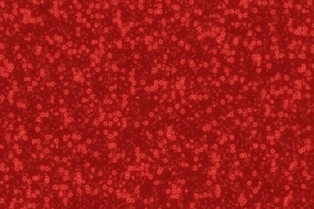红色背景与雪花。图片下载