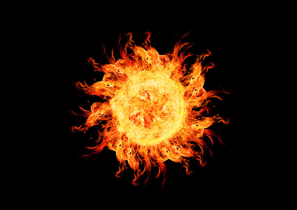 抽象的火焰漩涡图片下载