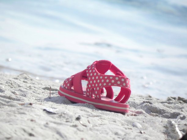 海滨儿童凉鞋图片下载