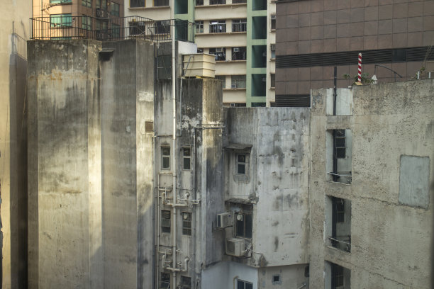 建筑香港弃置建筑物外立面图片下载