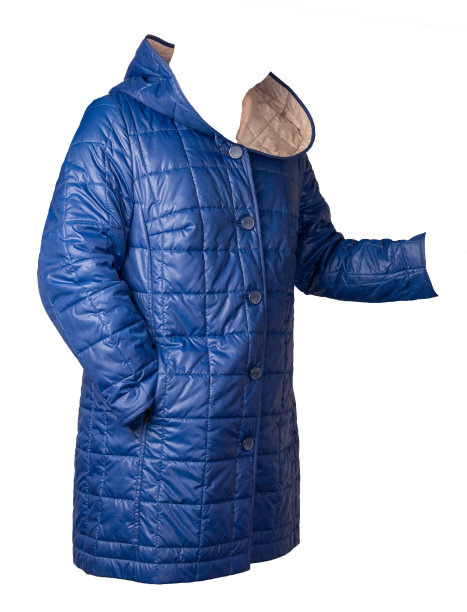 有兜帽的女性被毛孤立在白色背景上。图片下载